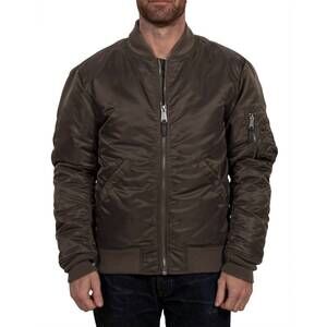 NEW SCHOTT N.Y.C. nylon flight jacket in brown